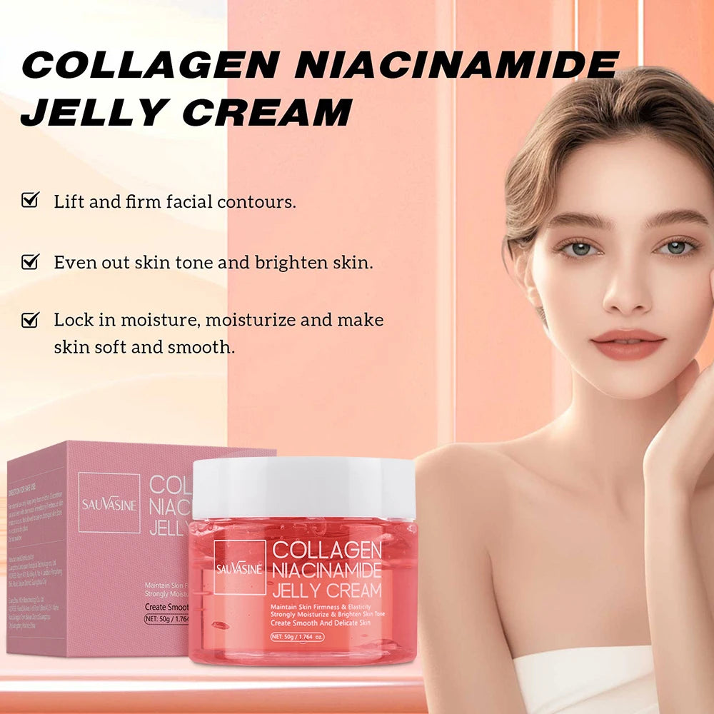 Crème Jelly au collagène – Éclat & effet lift 24h