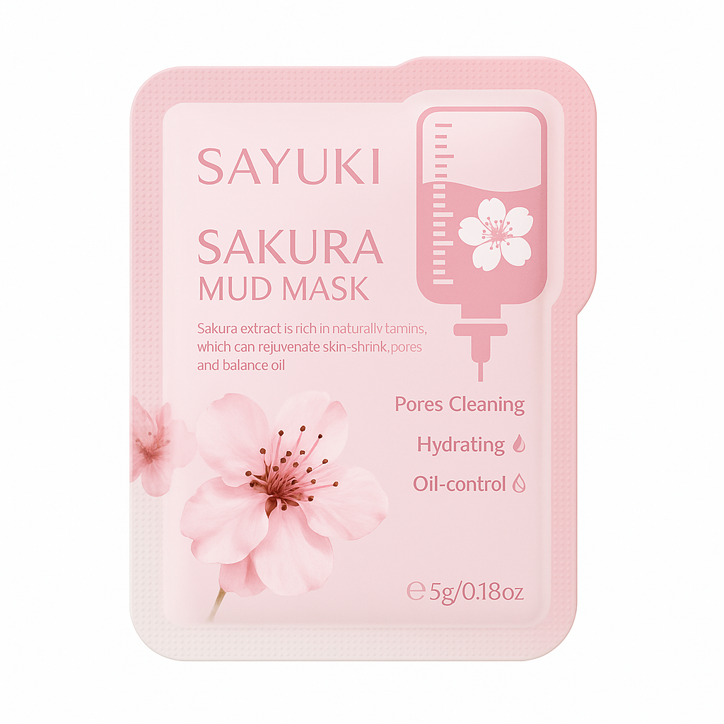 Sayuki™ – Masque de boue hydratant à la Sakura