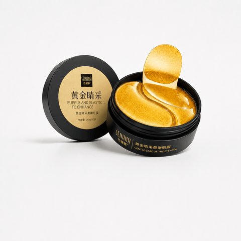Éclat Précieux – 60pces- Patchs Duo Yeux Collagène & Or 24K