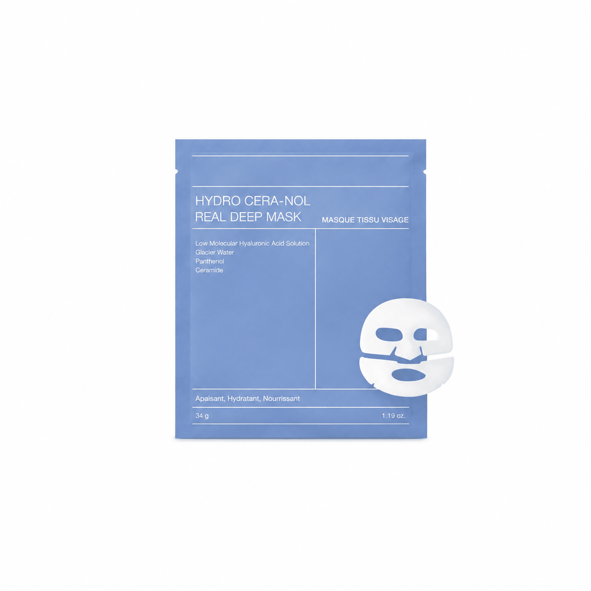 Masque Acide Hyaluronique - Hydrate, Repulpe & Apaise - Sayuki