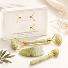 Rouleau de Jade Naturel - Massage Facial et Gua Sha