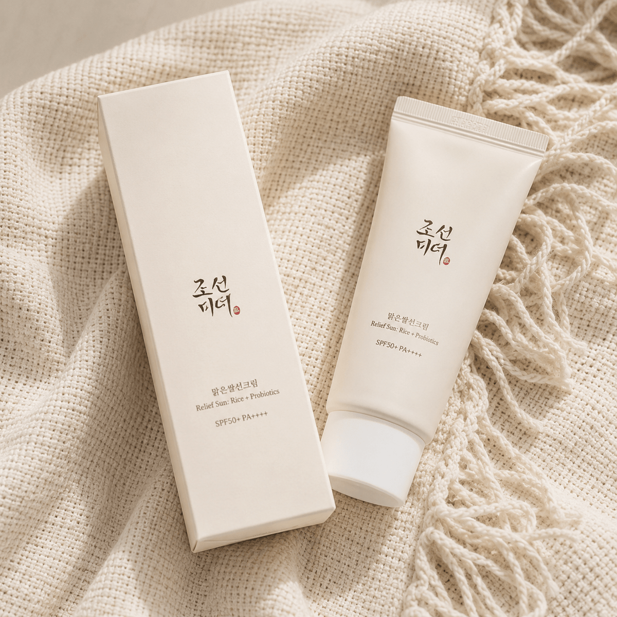 Crème solaire coréenne SPF50+++ au riz et probiotiques Sayuki, protection visage et corps