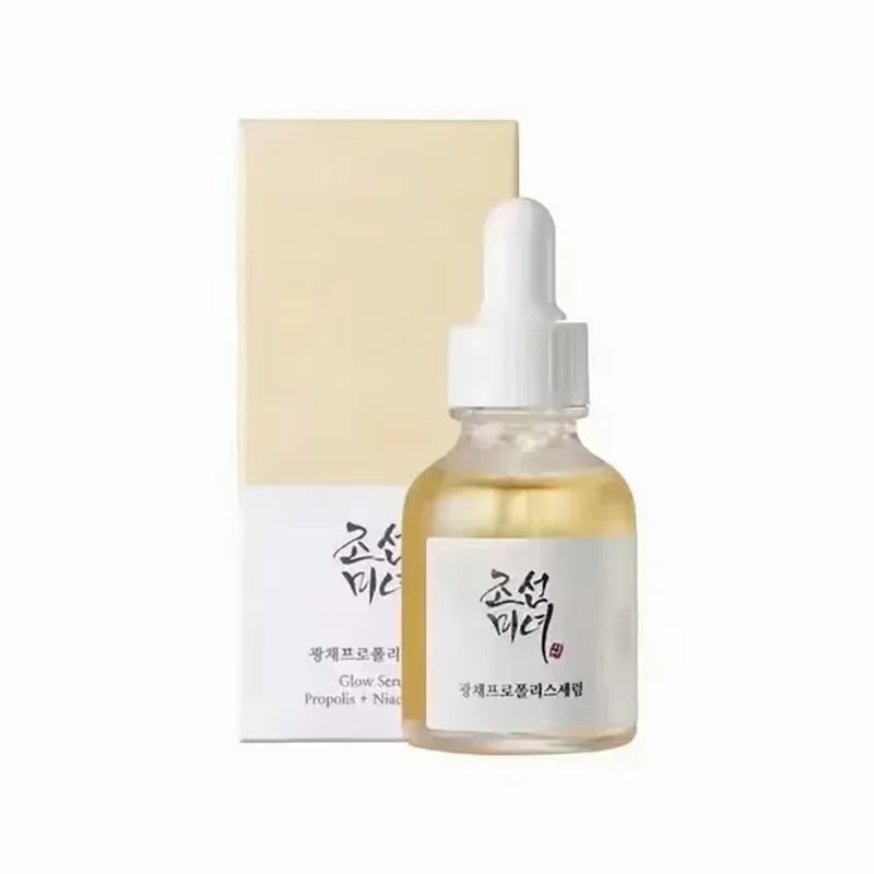 Application sérum glow propolis pores resserrés
