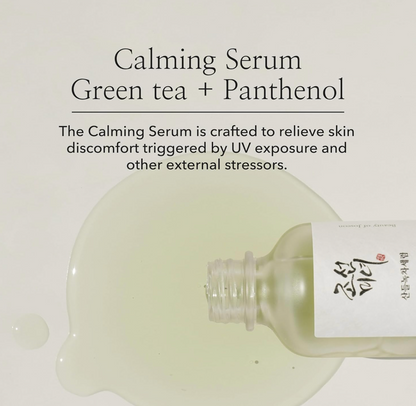 Beauty of Joséon  Calming Serum: Green Tea + Panthenol - Apaisement et hydratation renforcés