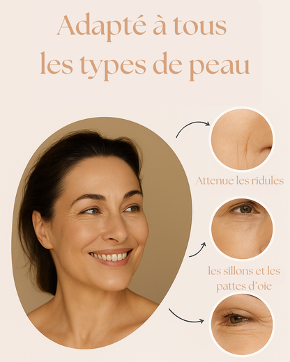 Masque collagène convient à tous types de peau
