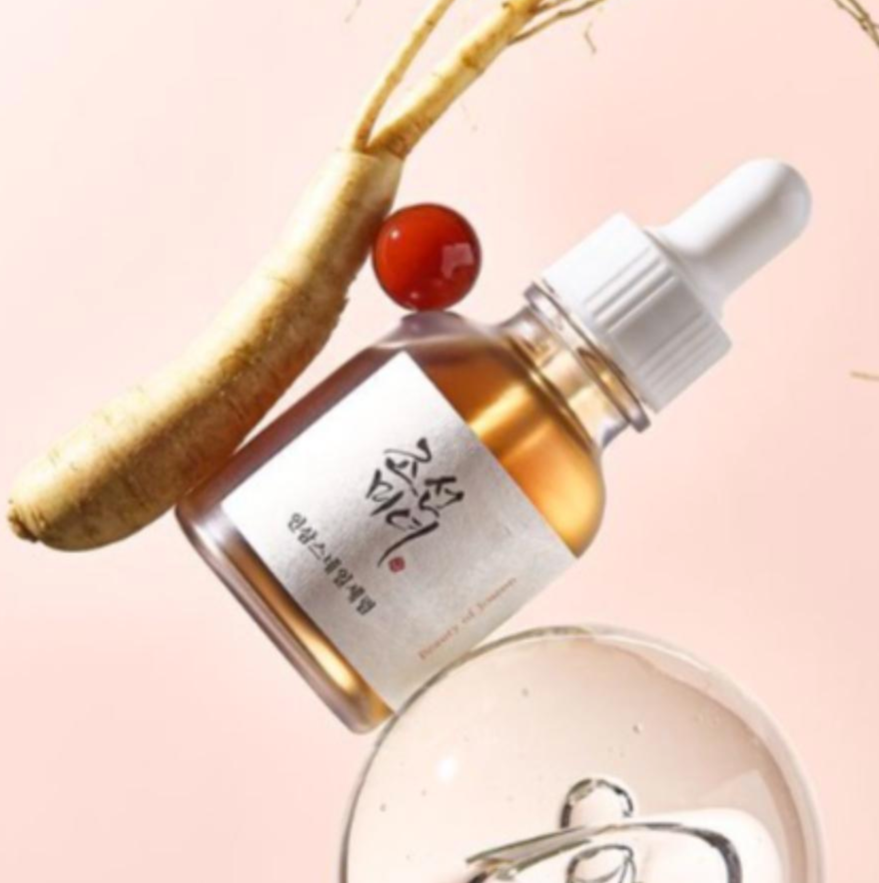 Texture sérum ginseng mucine escargot Beauty of Joseon
