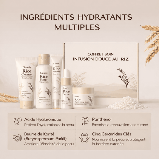 Coffret 5 Pièces - Soin Coréen au Riz - Sayuki