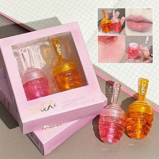 Huile à Lèvres Miel & Pêche – Hydratation & Brillance Naturelle - Sayuki