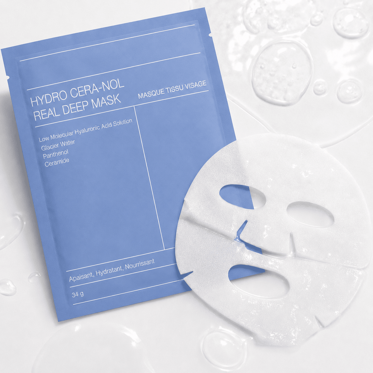 Masque Acide Hyaluronique - Hydrate, Repulpe & Apaise - Sayuki