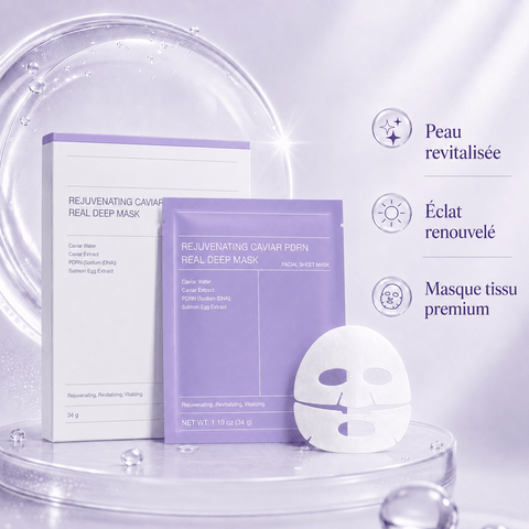 Masque Caviar PDRN - Régénère, Raffermit & Réduit les Rides - Sayuki