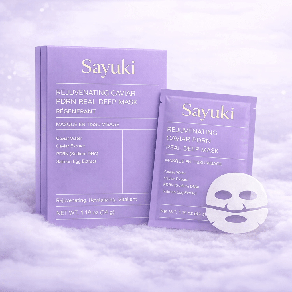 Masque Caviar PDRN - Régénère, Raffermit & Réduit les Rides - Sayuki