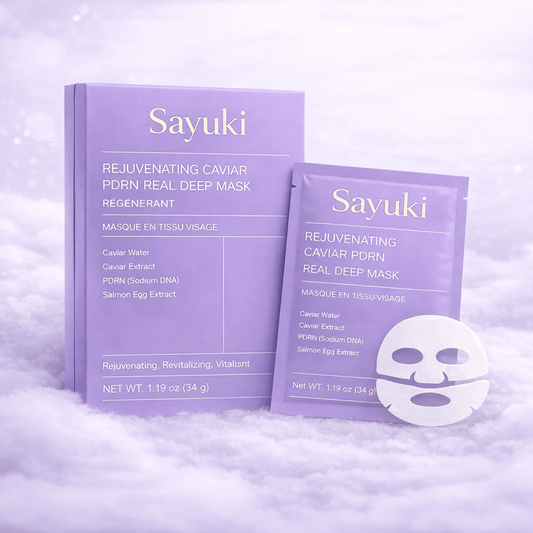 Masque Caviar PDRN - Régénère, Raffermit & Réduit les Rides - Sayuki