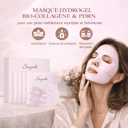 Masque Gel Collagène PDRN Rose - Hydratation & Éclat - Sayuki