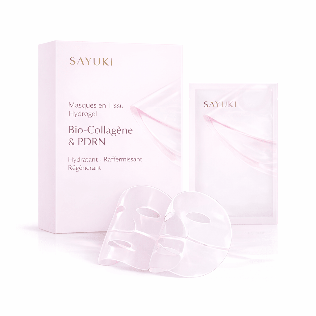 Masque Gel Collagène PDRN Rose - Hydratation & Éclat - Sayuki