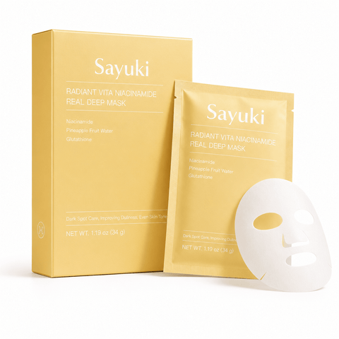 Masque Niacinamide - Unifie le Teint, Réduit les Tâches & Illumine