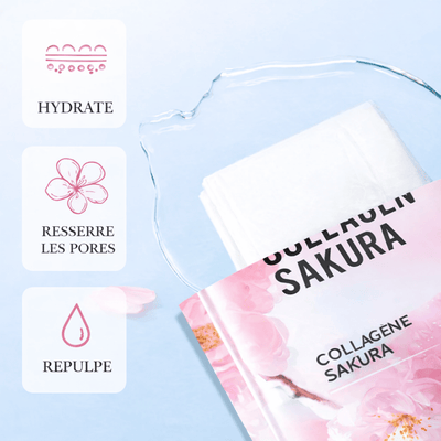 Masque Visage Sakura & Bio - Collagène - Masques Hydratants - Sayuki