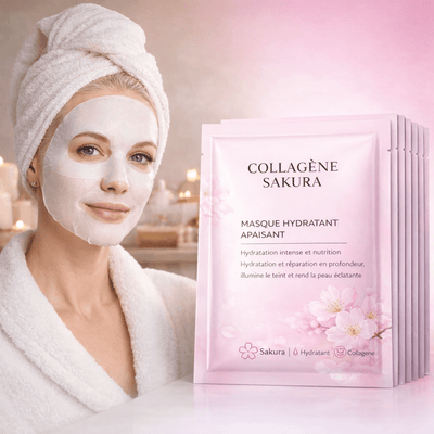 Masque Visage Sakura & Bio - Collagène - Masques Hydratants - Sayuki