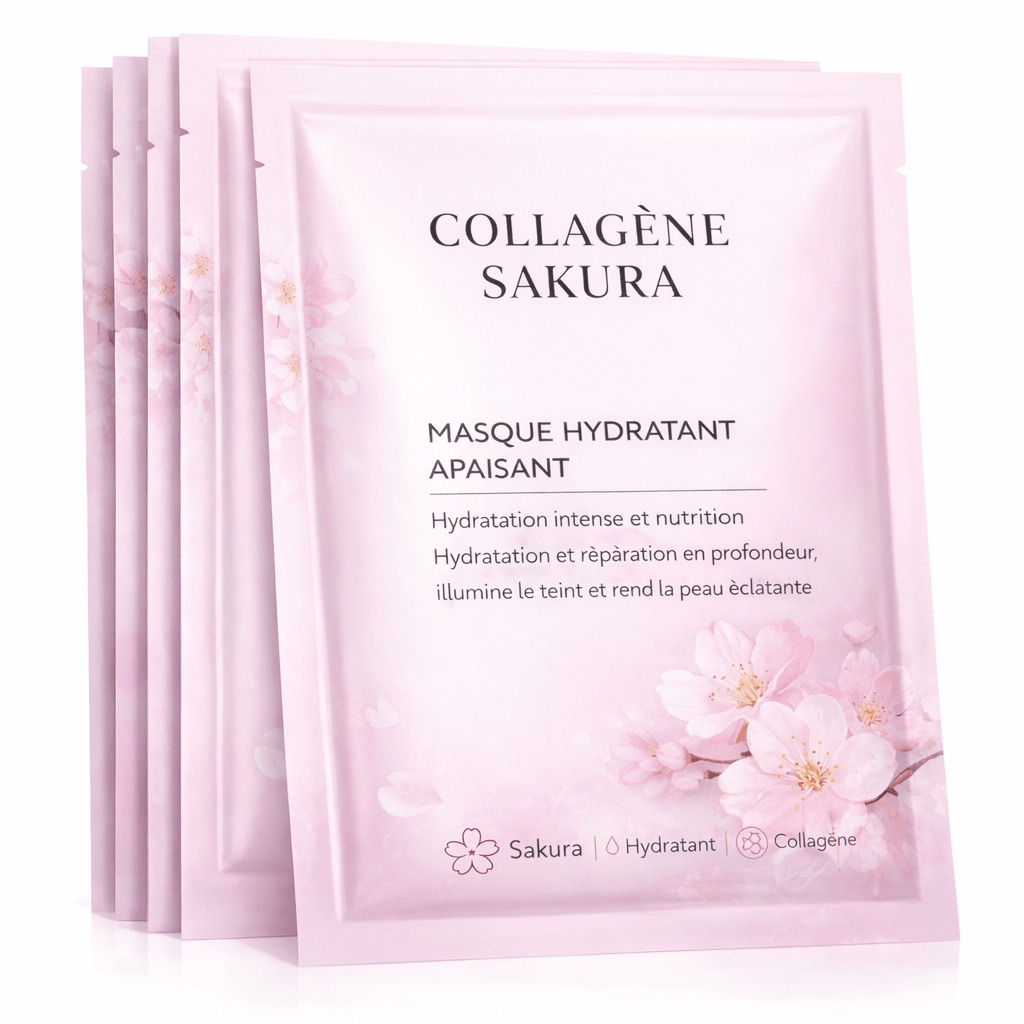 Masque Visage Sakura & Bio - Collagène - Masques Hydratants - Sayuki