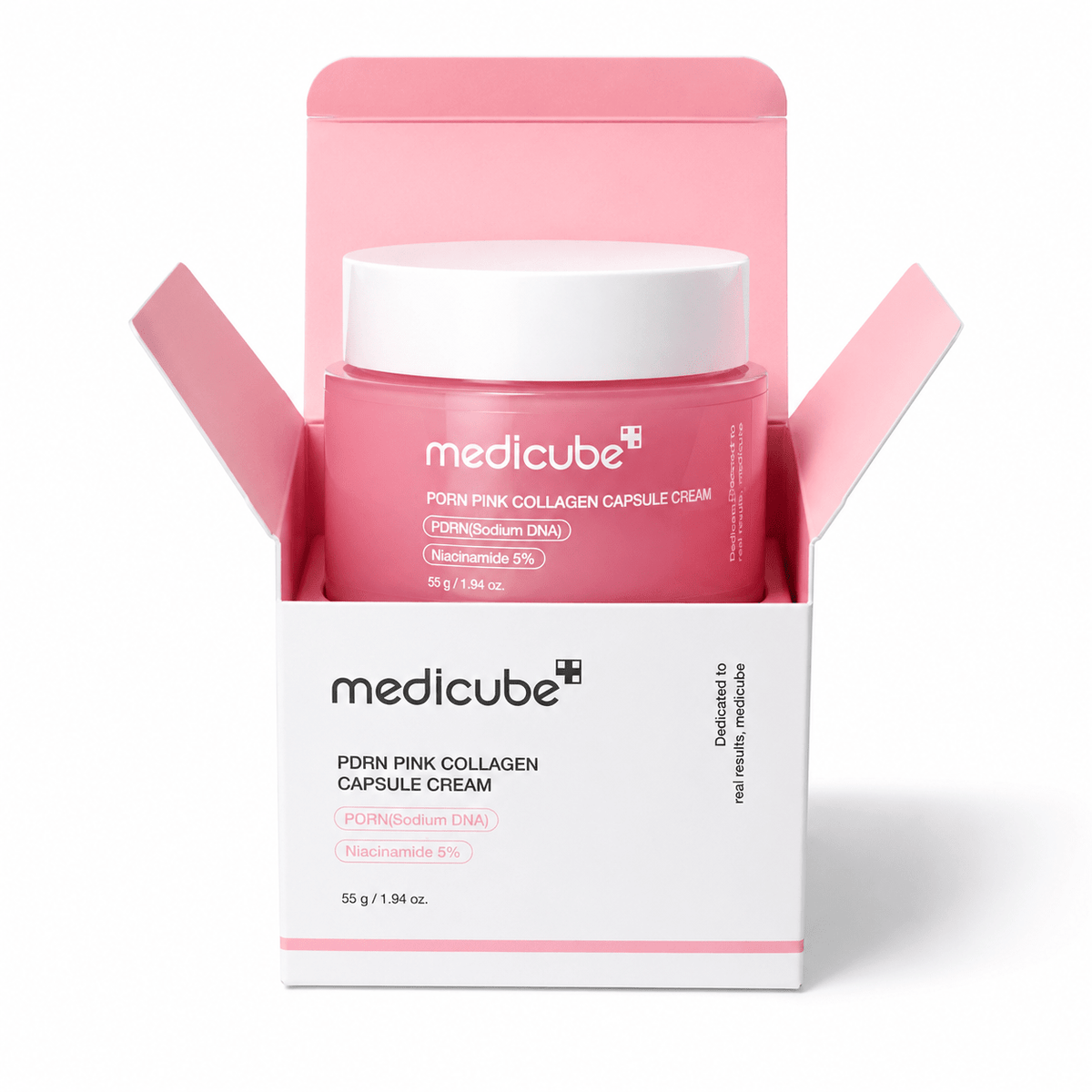 Medicube PDRN Pink Collagen capsule cream Sayuki, crème anti-âge repulpante coréenne