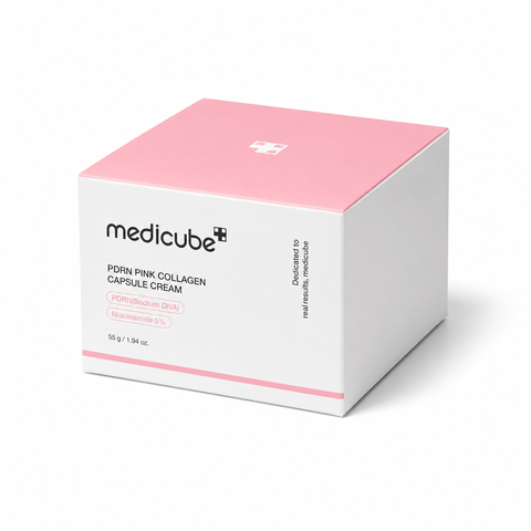 Medicube PDRN Pink Collagen capsule cream Sayuki, crème anti-âge repulpante coréenne