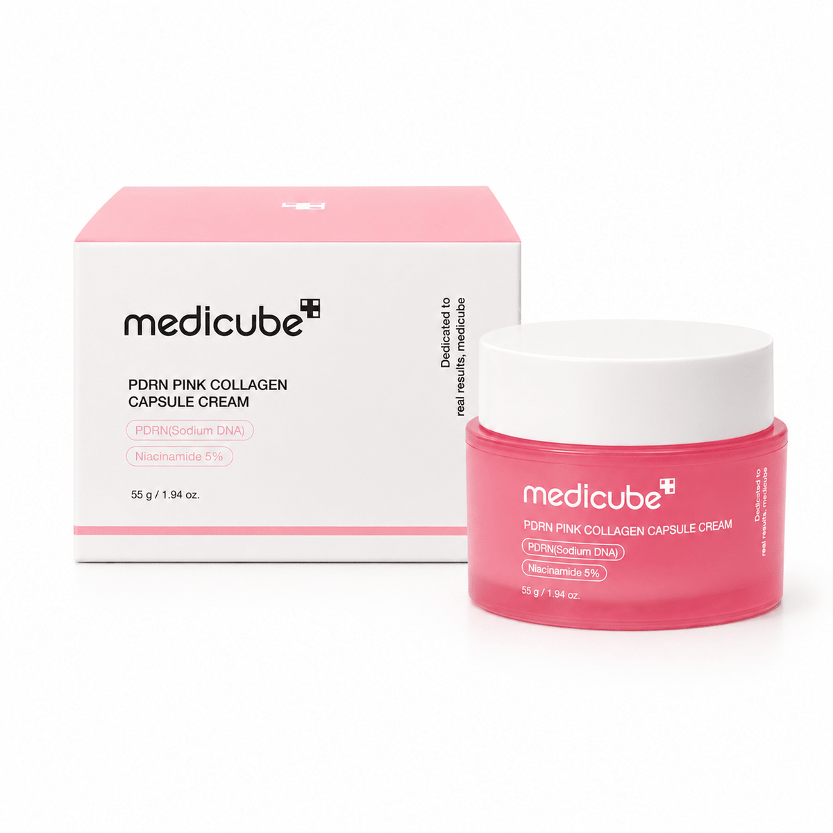 Medicube PDRN Pink Collagen capsule cream Sayuki, crème anti-âge repulpante coréenne