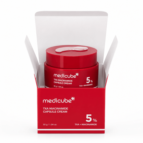 Medicube TXA Niacinamide capsule cream Sayuki, crème anti-taches éclat coréenne