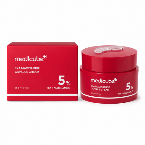 Medicube TXA Niacinamide capsule cream Sayuki, crème anti-taches éclat coréenne
