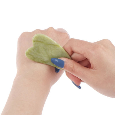 Rouleau de Jade Naturel - Massage Facial et Gua Sha - Sayuki