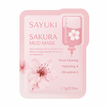 Sayuki™ – Masque de boue hydratant à la Sakura - Sayuki
